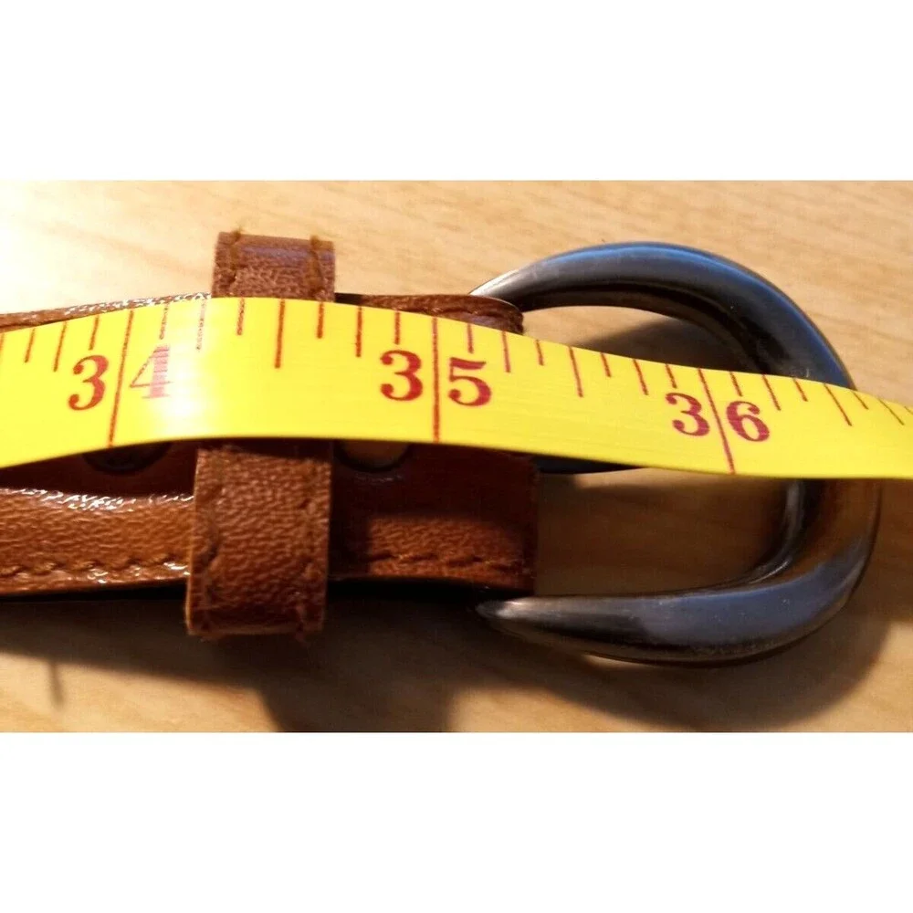 Women's Brown Belt Faux Leather 1